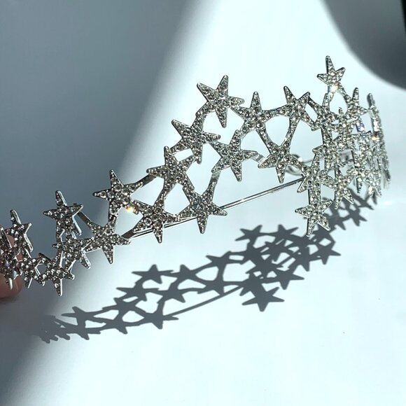 NEW~ Anthropologie Serefina Sparkly Celestial Special Occasion Tiara main image 6